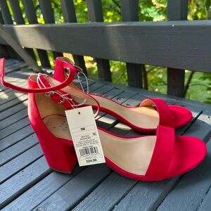 A New Day - Elegant Red Women's Heels